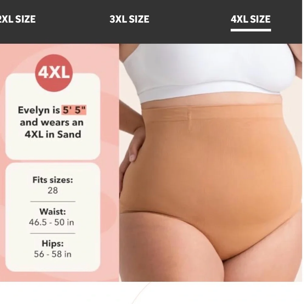 Shapermint Empetua NWT Black High-Waisted Shaper Panty Sixe XXXXL